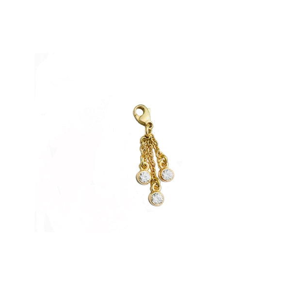 Body Gold Piercingschmuck Intim/Brustschmuck Anhänger für Goldenes Intimpiercing Steg mit Bügel und Öse in 18 kt Gelbgold/Weißgold oder Rosé Gold