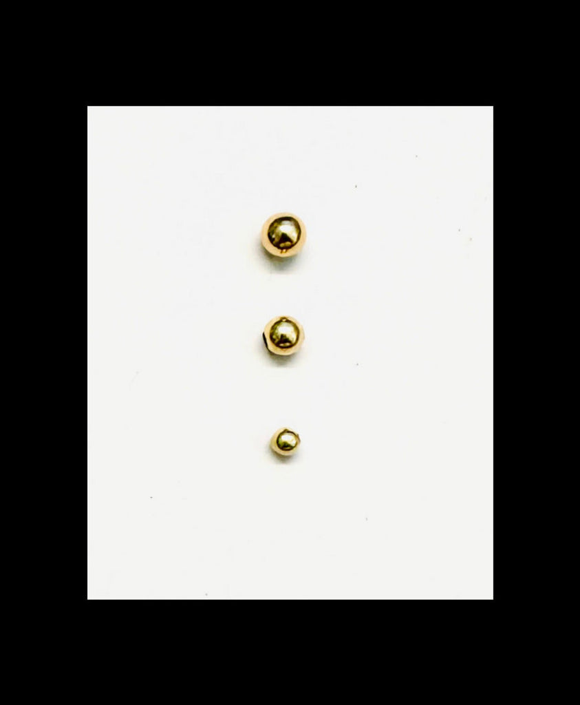 Goldene-Klemmkugeln-für-BCR,
18ktErsatzkugeln