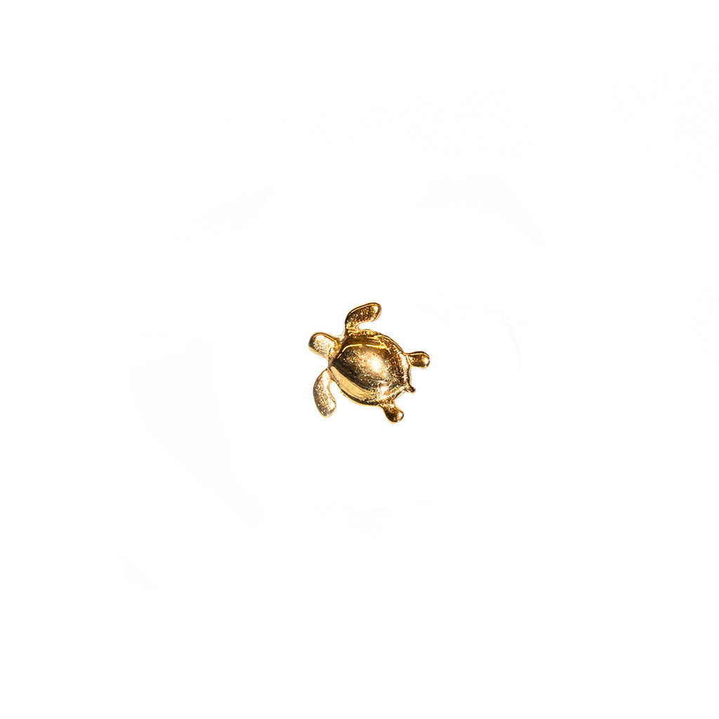 goldenes-ohrpiercing-helixpiercing-traguspiercing-echtgold-schildkröte