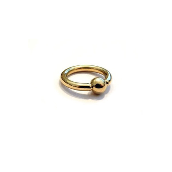 Body Gold Piercingschmuck Ringe/Hufeisen Goldener Prinz Albert Ring (BCR) 18 kt Gelbgold/Weißgold oder Rosé Gold